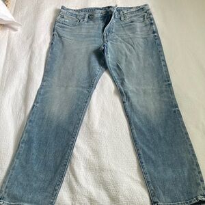Express Blue Straight Jeans Classic Denim